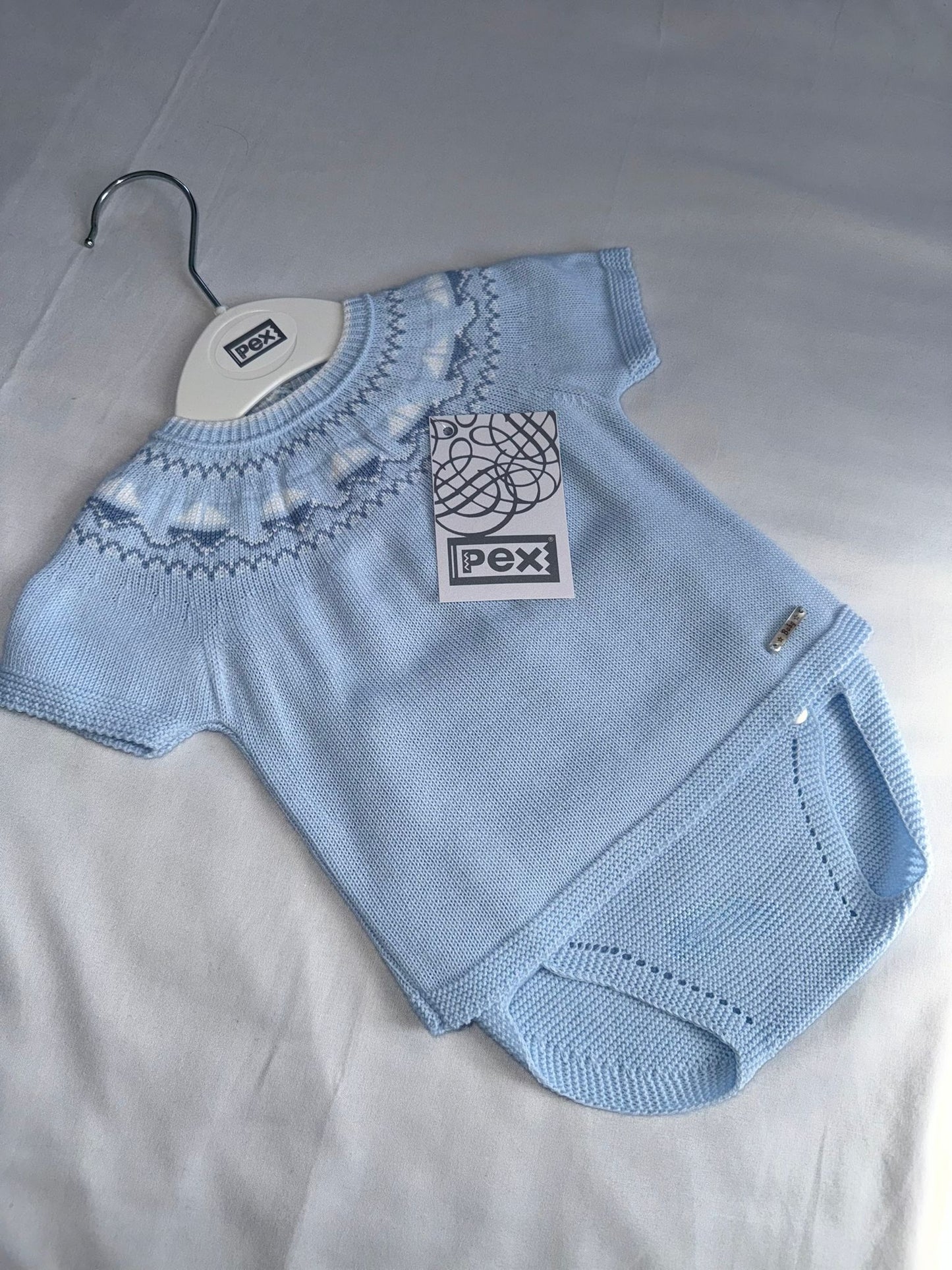 PEX Boat Embroidered Top & Shorts Set