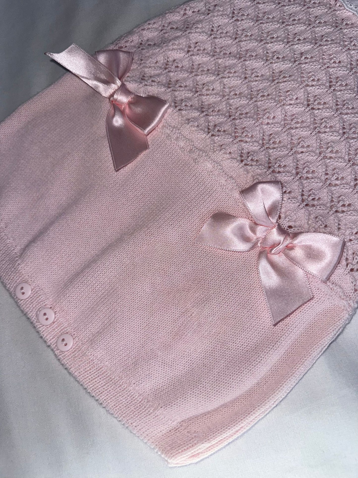 PEX Yasmin Bow Romper - Pink