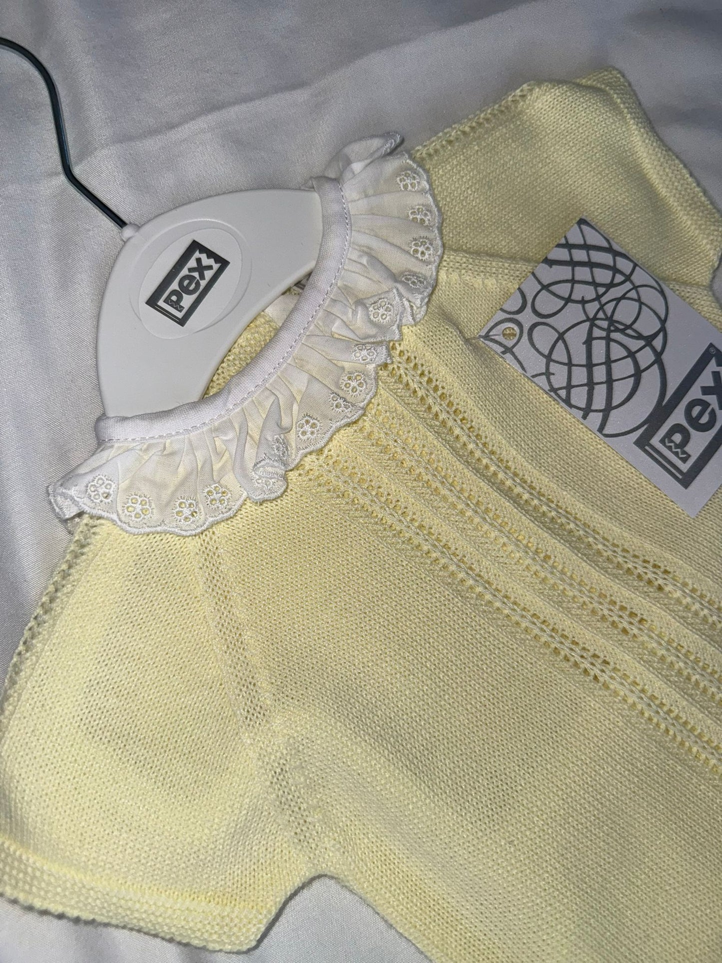 PEX Lemon Short & Frill Collar Top Set