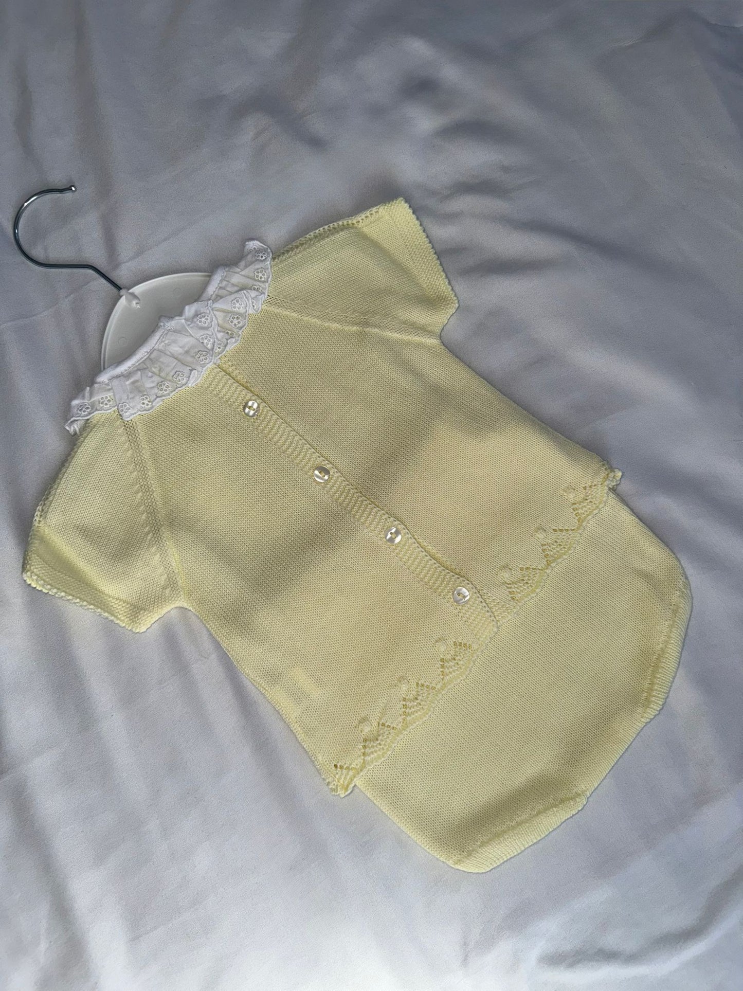 PEX Lemon Short & Frill Collar Top Set