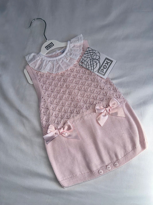 PEX Yasmin Bow Romper - Pink