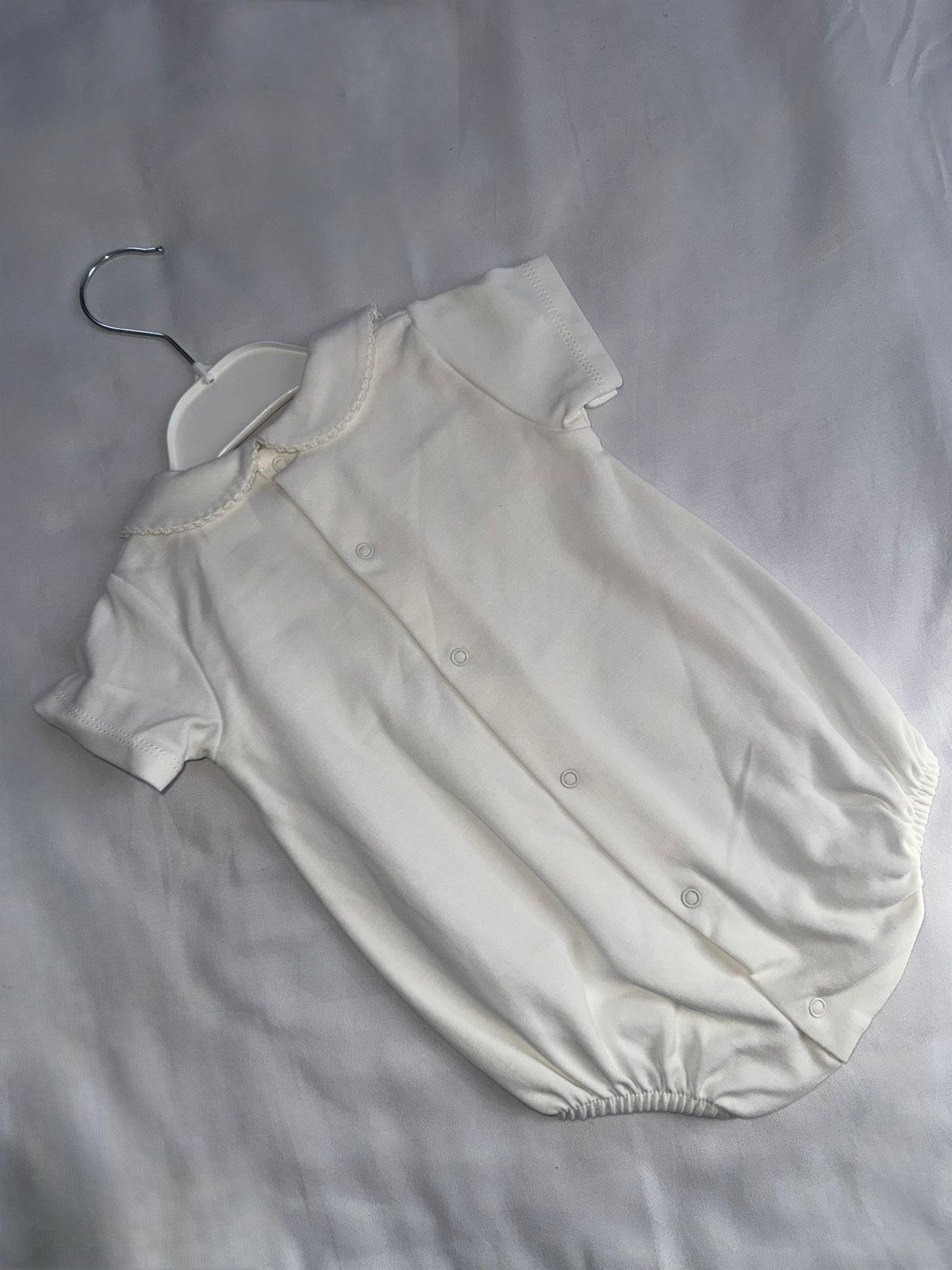 PEX Smocked Ivory Romper
