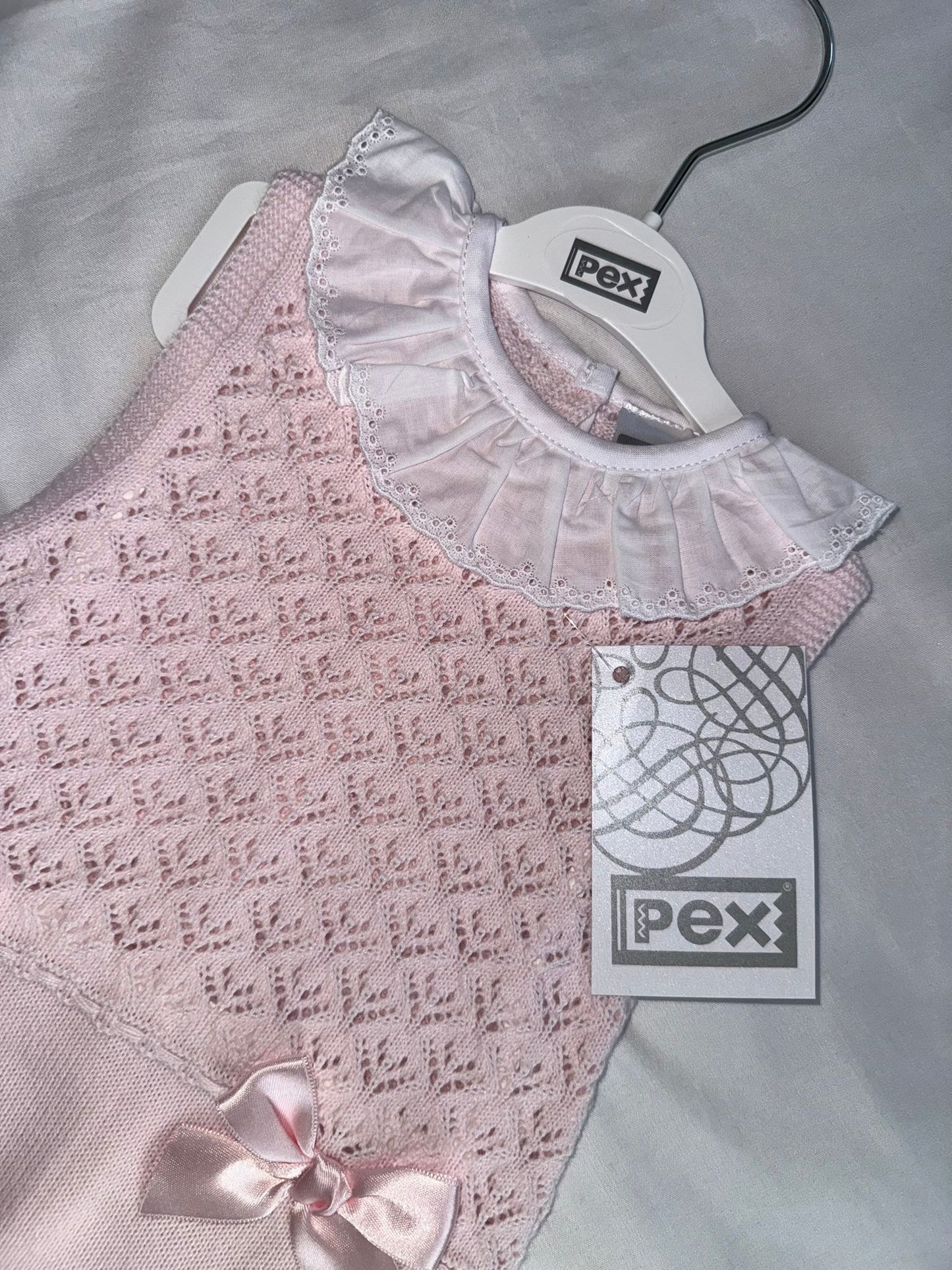 PEX Yasmin Bow Romper - Pink