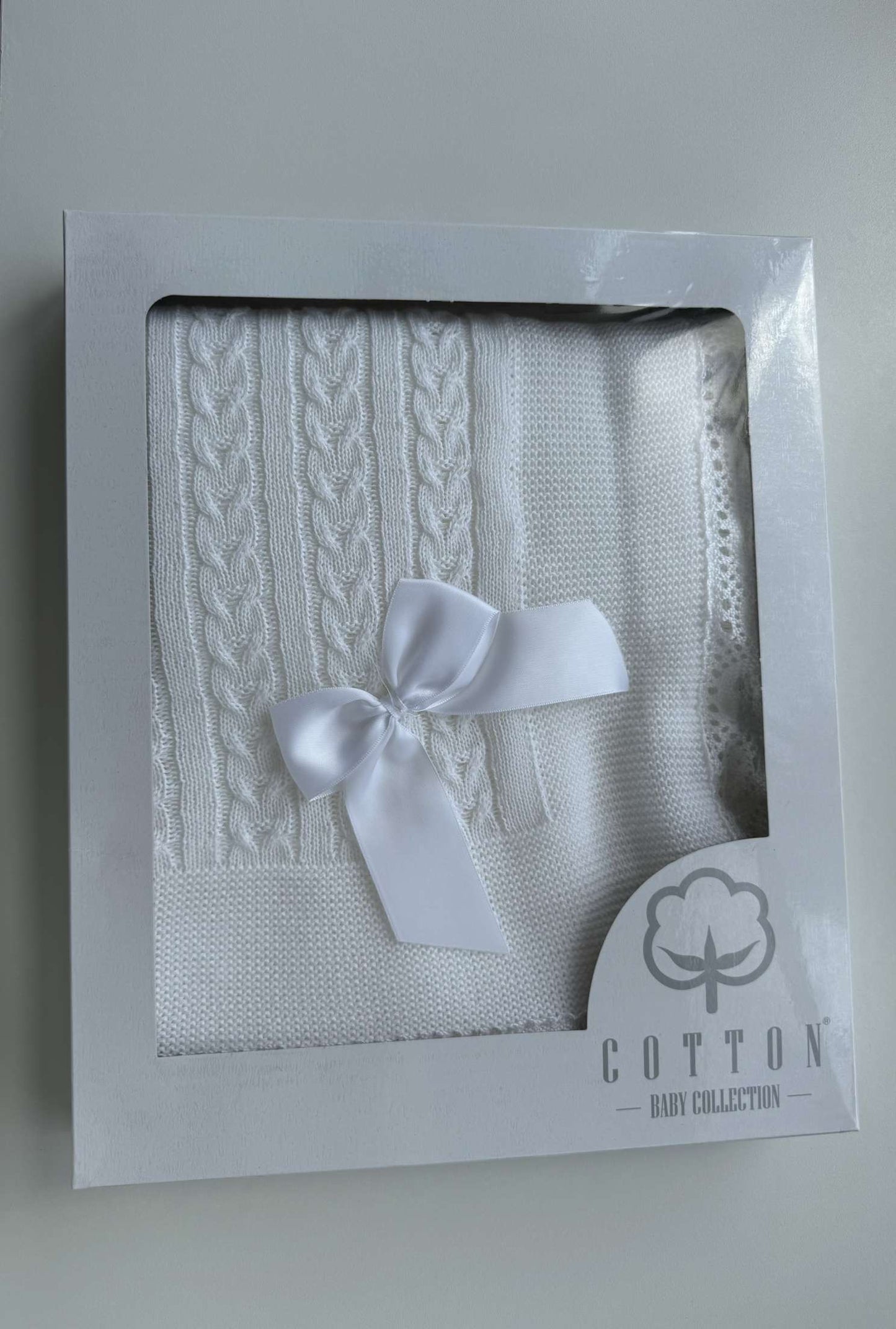 Luxe Lace Blanket - White